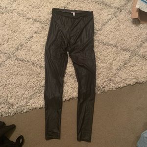 Black spandex leggings TALL